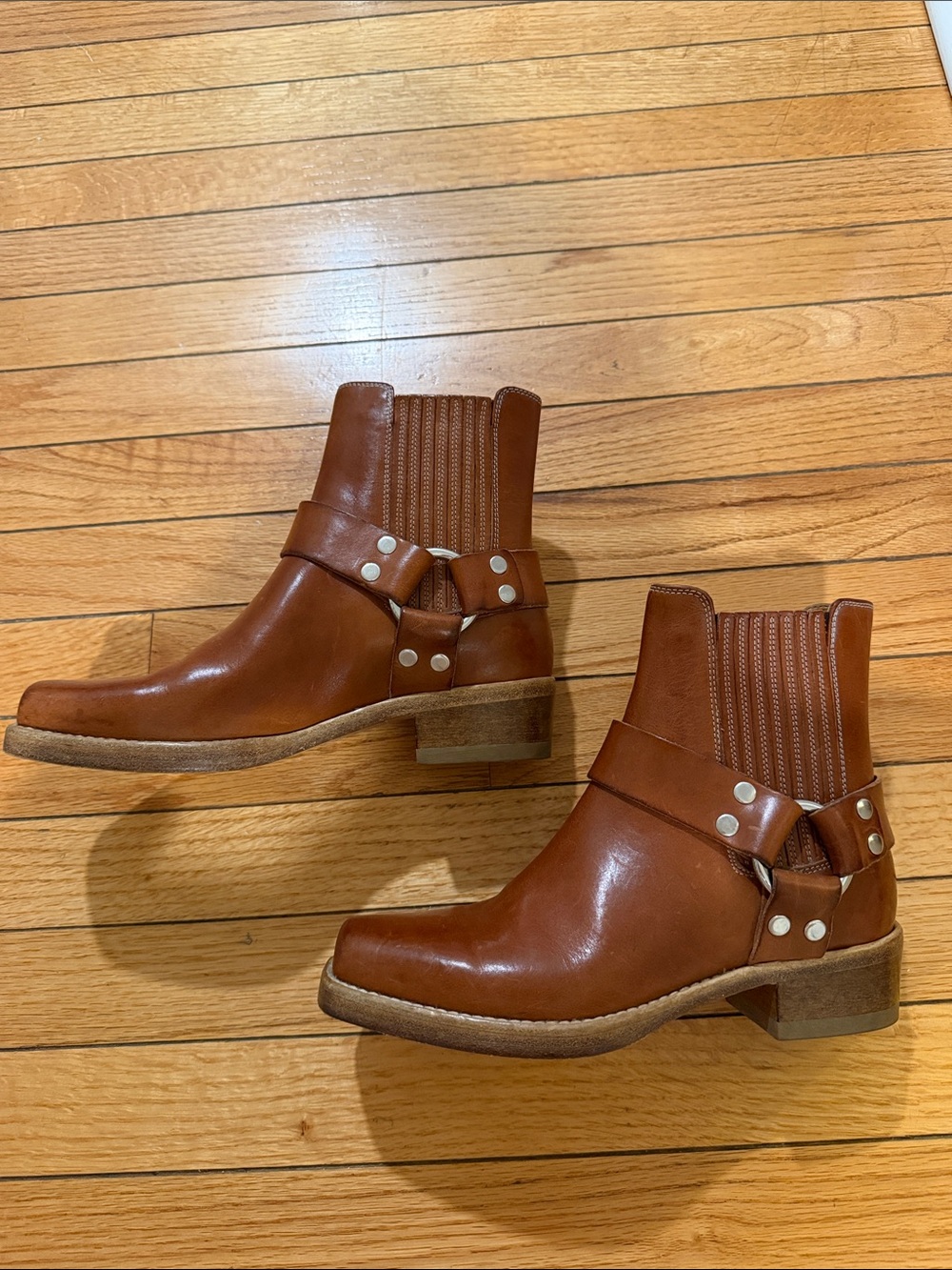 Re/Done Cavalry Leather Boot